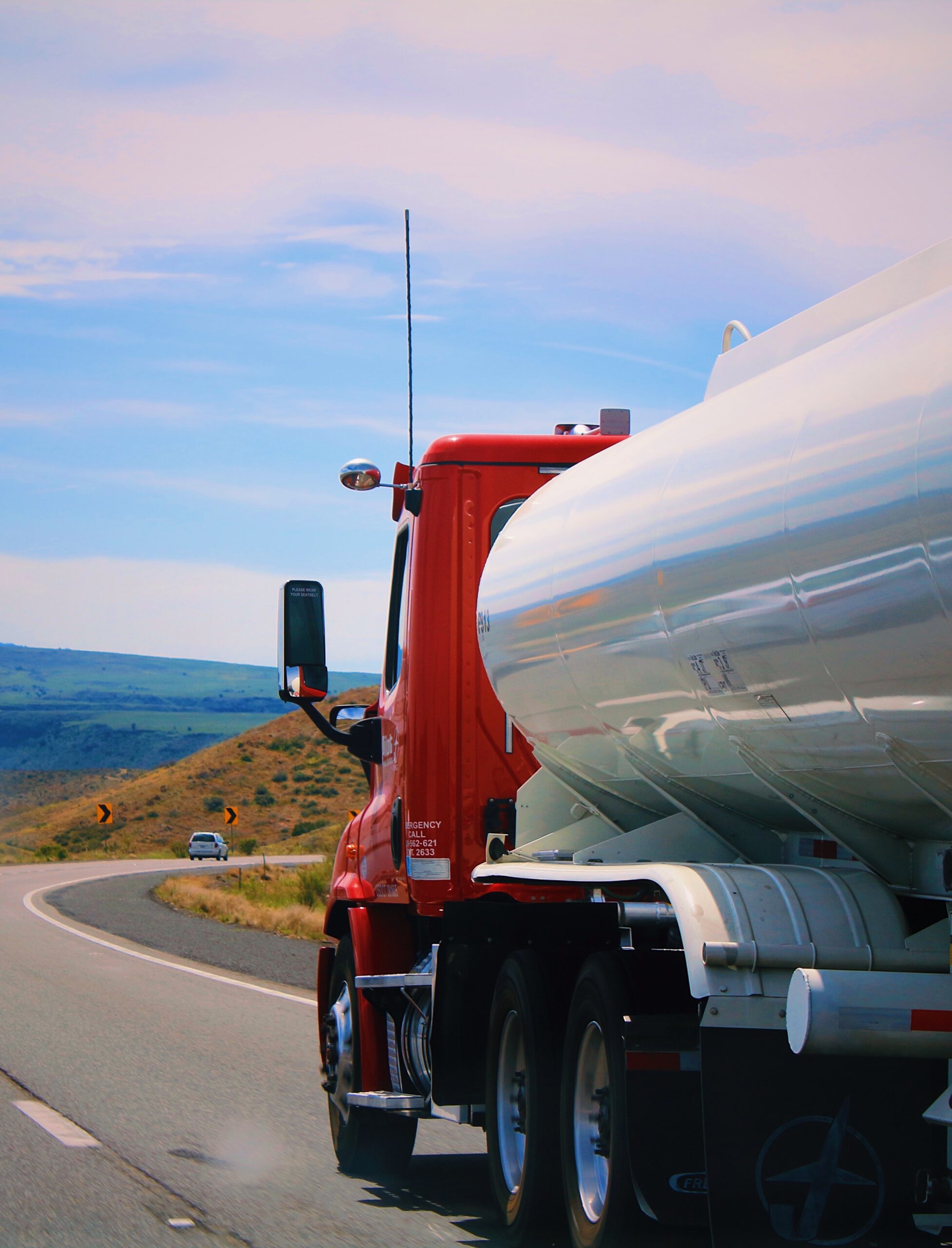 Tanker Truck on the road