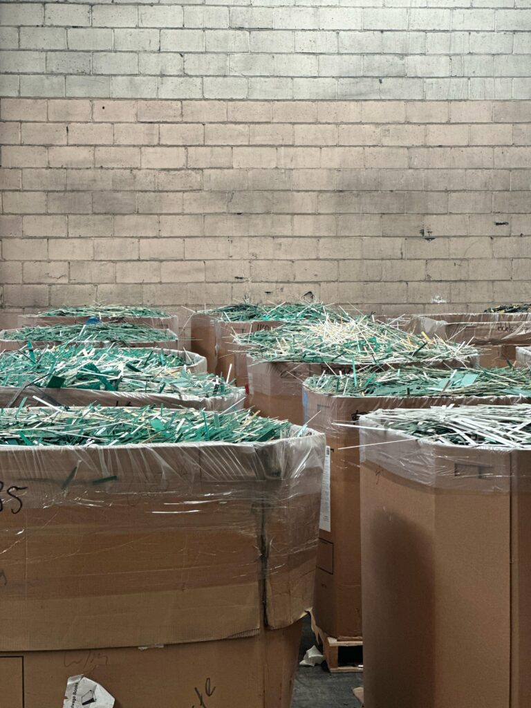 Recycled swarf